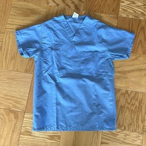 Blue scrubs